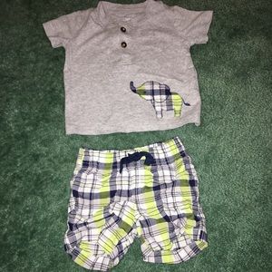 9 month Shorts Outfit and Romer